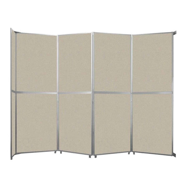Operable Wall Folding Room Divider 15'7" x 12'3" Sand Fabric
